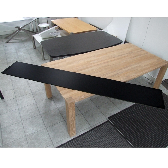 10mm sort kompaktlaminat bordplade på 168x130cm på tilbud