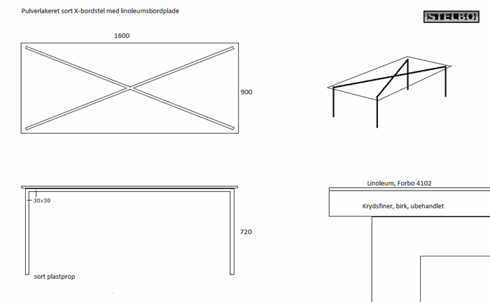 20160930 Specialfremstillet bord med linoleum