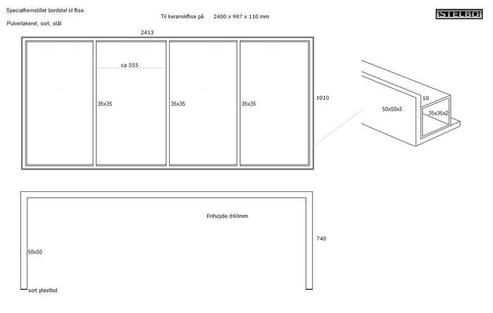 20210613 Specialfremstillet bordstel