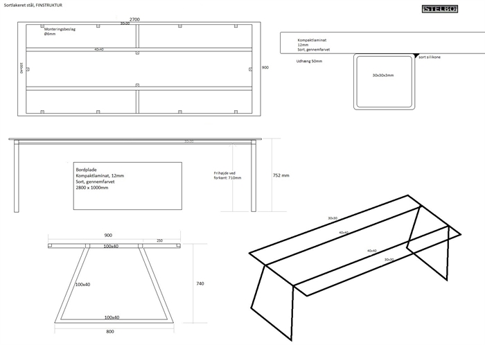20180112 Specialfremstillet spisebord med kompaktlaminat