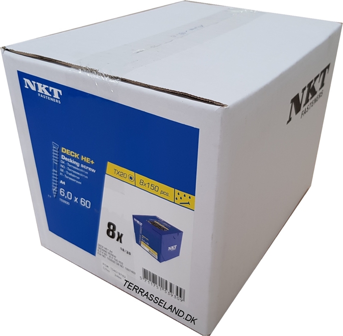 1200 stk. NKT High End 6.0x60mm, TX20 / CE