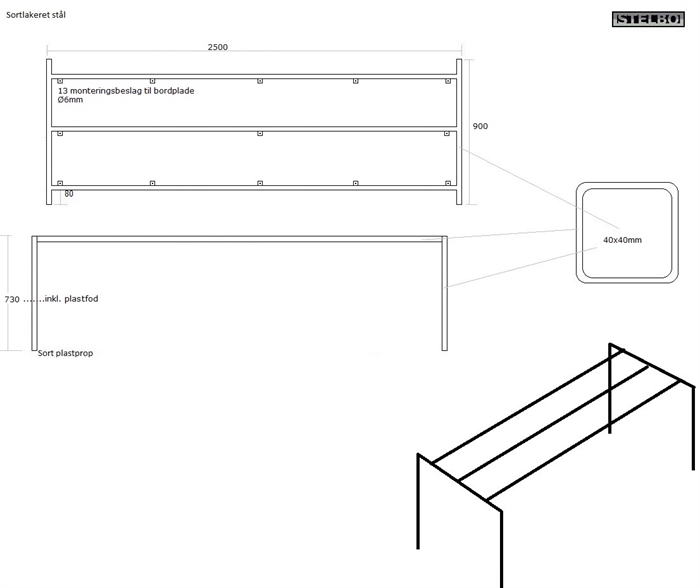 20210531 Specialfremstillet bordstel