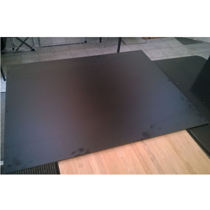 Sort kompaktlaminat bordplade 168x130x1cm