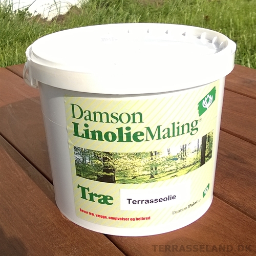 Terrasseolie, 10 liter. Damson, klar/natur