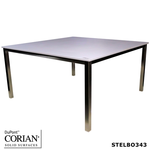 Corian sofabord 90x90cm