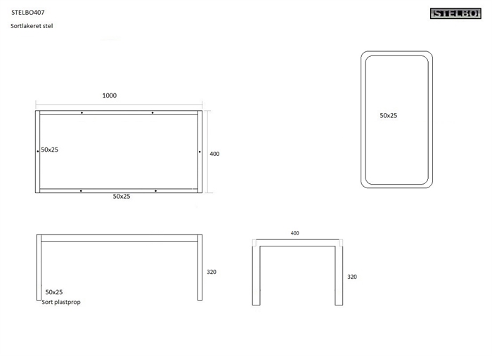 20180706 Specialfremstillet bordstel. 