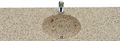 Terrazzo vask 350 x 350 mm, dybde 150mm